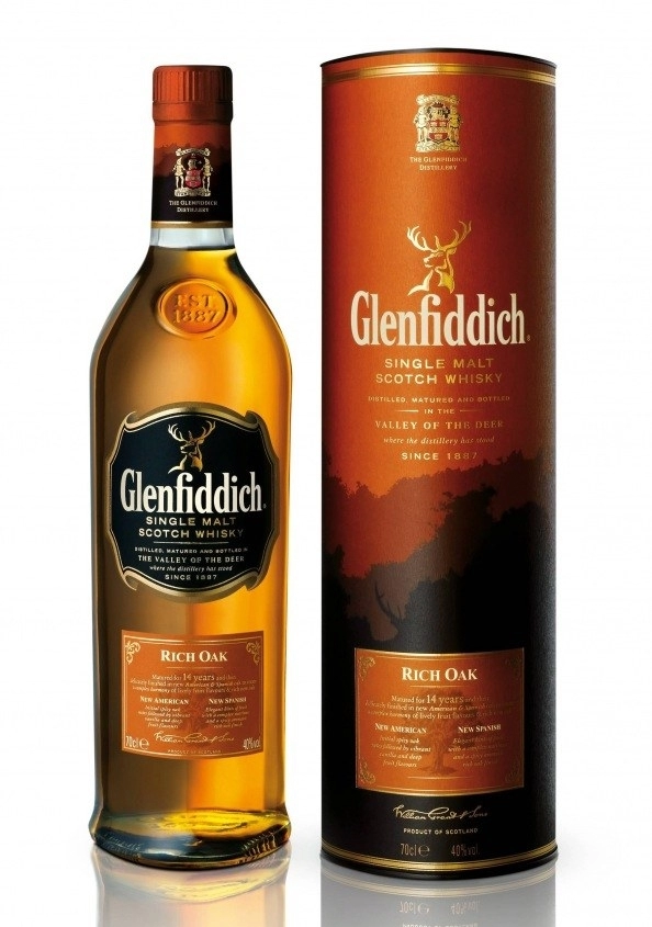 Whiskey Glenfiddich 14yo Rich Oak 0.7l 0
