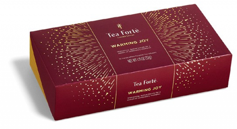 Tea Forte Ceai Festive Warming Joy  Craciun Ribbon Box  10 Buc 0