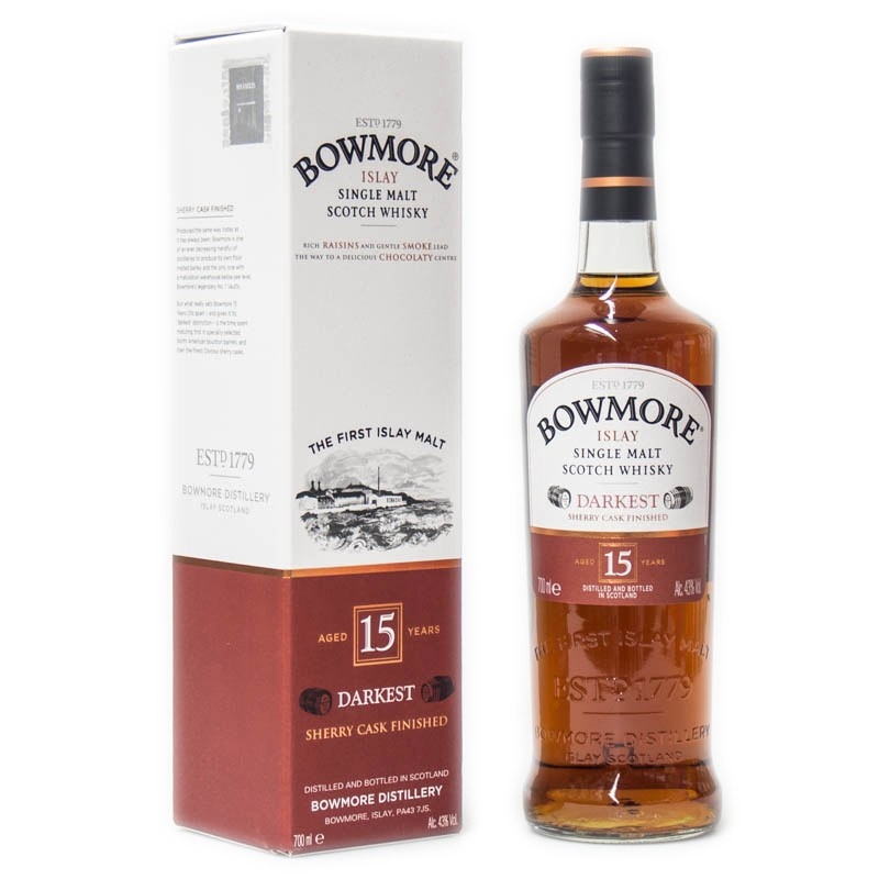 Whisky Bowmore Darkest 15 Ani 0.7l 0