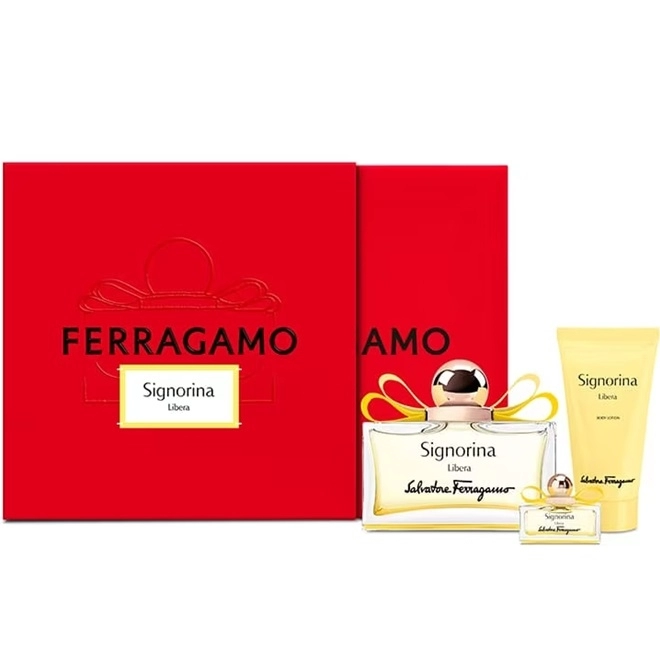 Salvatore Ferragamo Signorina Libera 100ml.5ml.50bl Apa De Parfum SET Ml 0