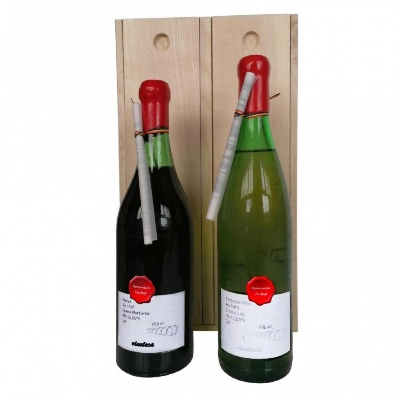 Caseta Cadou Vin 1991 2*0.7l 0