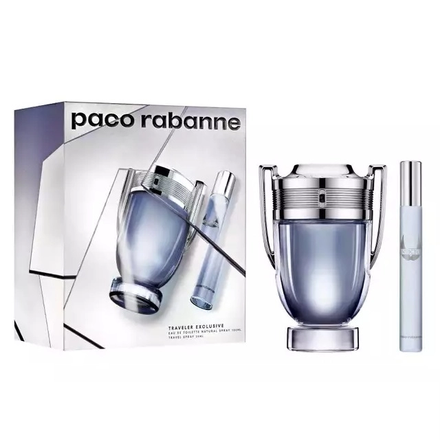 Paco Rabanne Invictus 100ml.20ml Apa De Toaleta Barbati Travel Set Ml 0