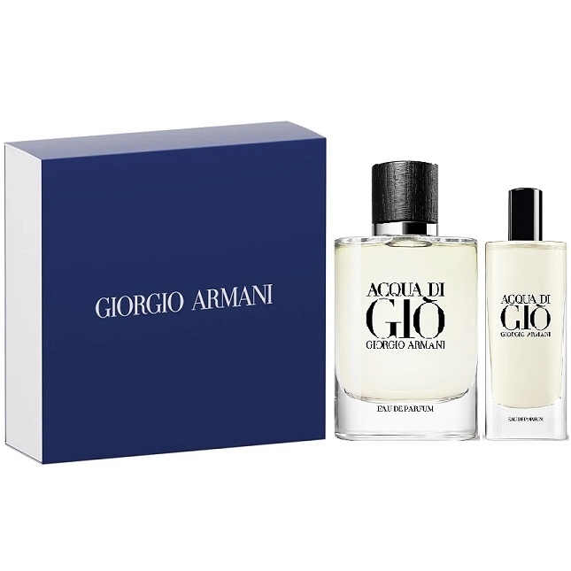 Giorgio Armani Acqua Di Gio 75ml.15ml Apa De Parfum Barbati SET Ml 0