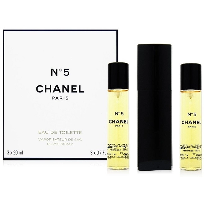 Chanel No.5 Purse Spray Apa De Toaleta Femei 3x20 Ml 0