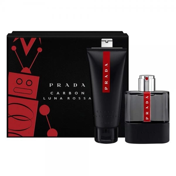 Prada Luna Rossa Carbon 50ml.100sg Edt Set Ml - Parfum barbati 0