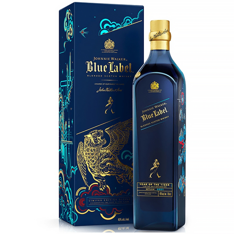 Johnnie Walker Blue Label Year Of The Tiger 0.7L 0