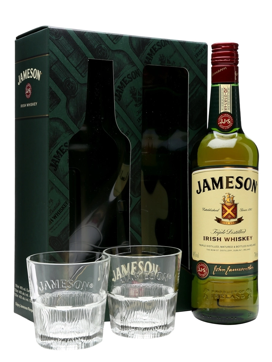 Whiskey Jameson + 2pahare 70cl 0