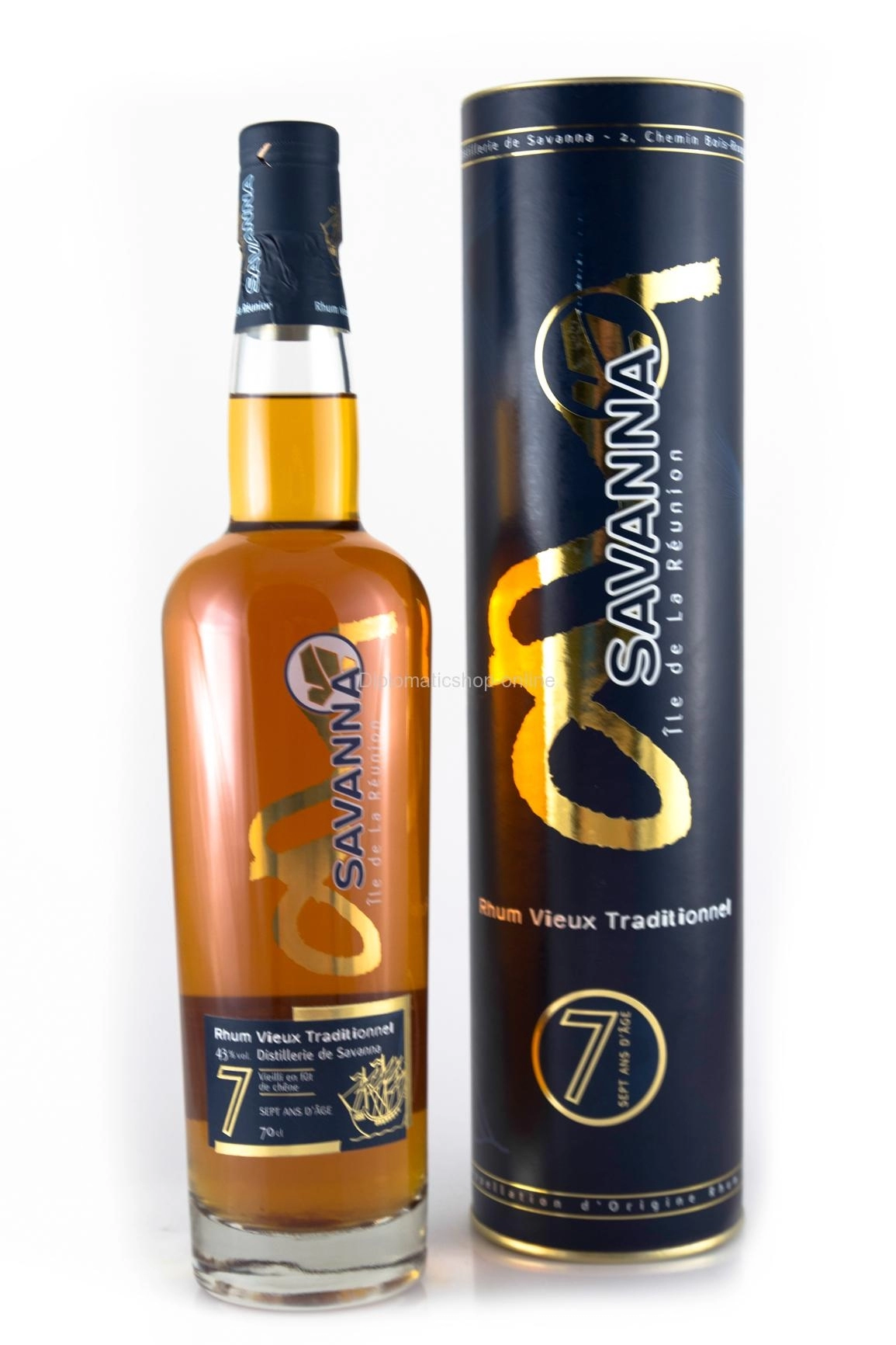 Rom Savanna Rhum Vieux Traditionnel 7yo 70cl 0