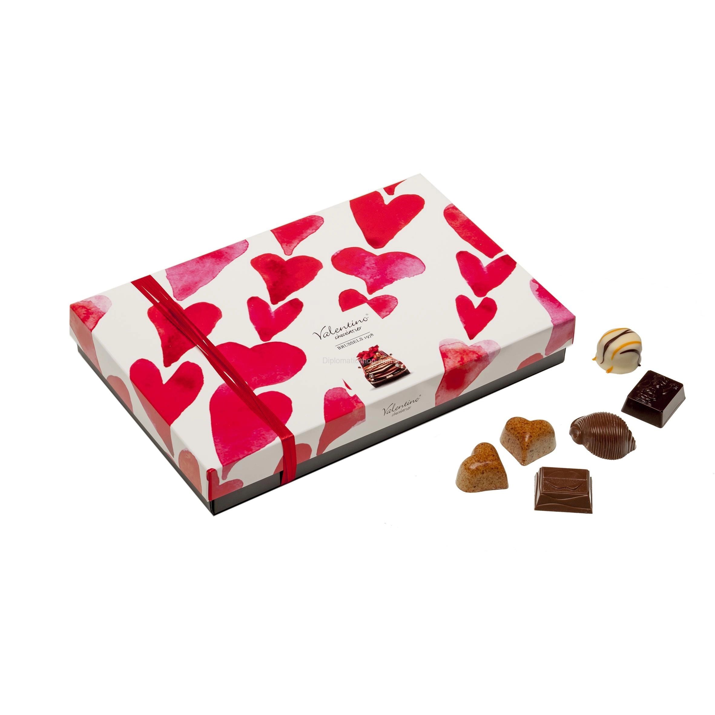 Valentino Praline Belgiene As0rtate Heart Box 225g 0