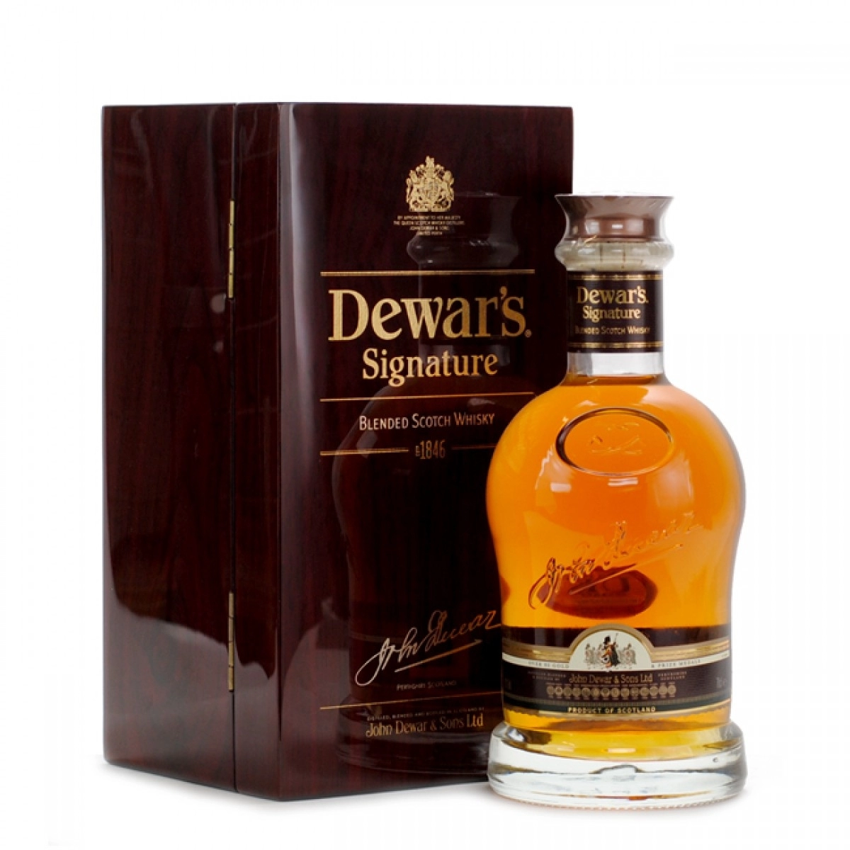 Whisky Dewar's Signature Wood Gift 0.7l 0