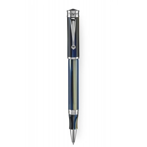 Roller Montegrappa Ducale Murano Albastru Metalic 0