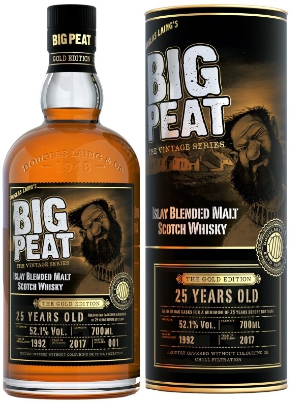Whisky Big Peat 25yo Gold Edition 0.7l 0