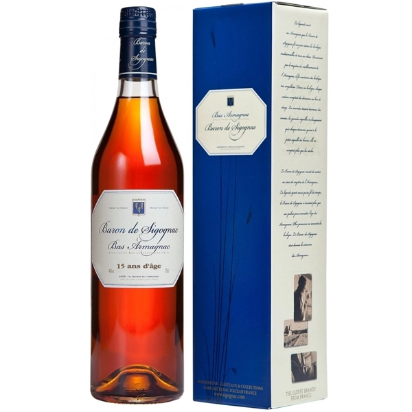 Armagnac Baron De Sigognac 15 Ani 70cl 0