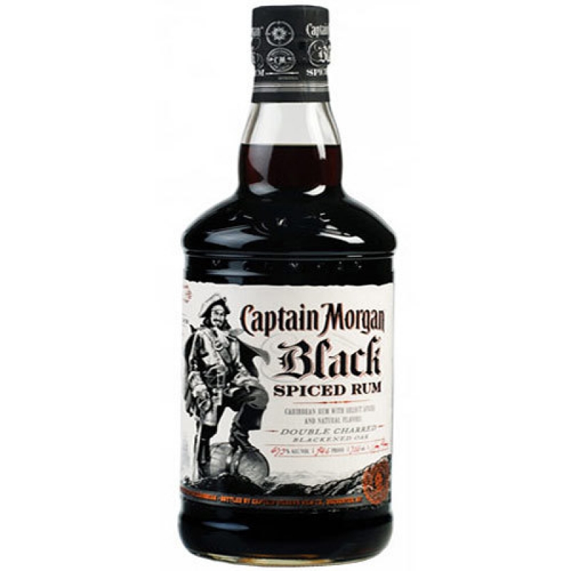 Rom Captain Morgan Black Spiced 1l 0