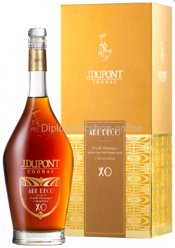 Cognac J Dupont Xo Art Deco Gift Box 70cl 0