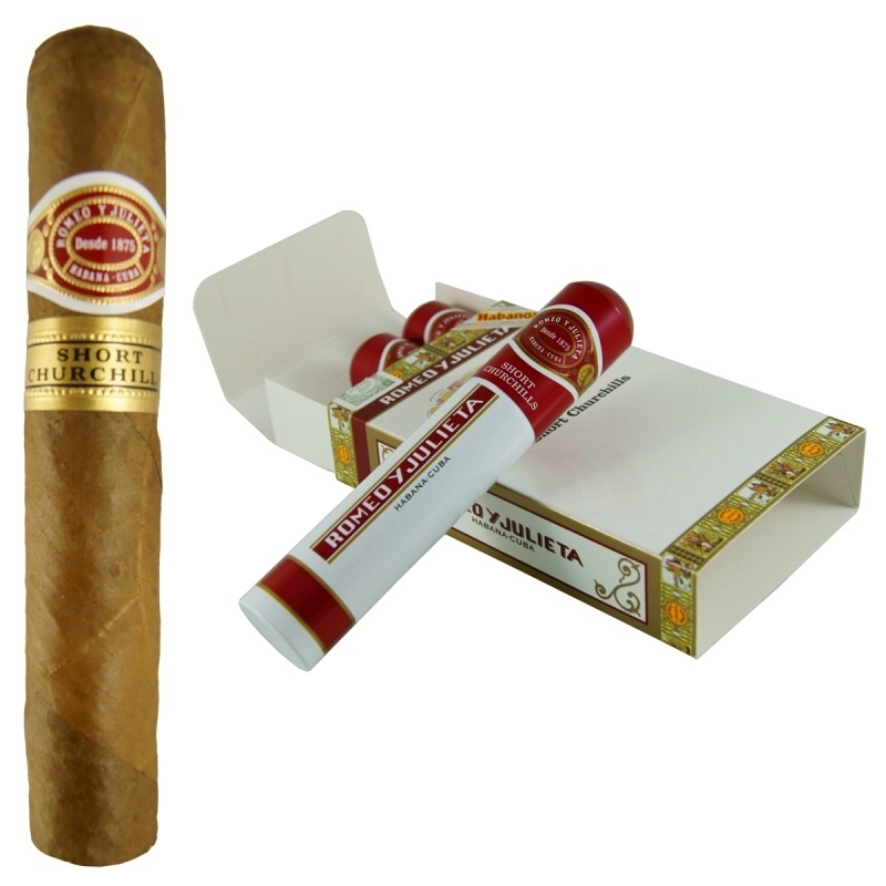 Romeo Y Julieta Short Churchill 3buc Tub  0