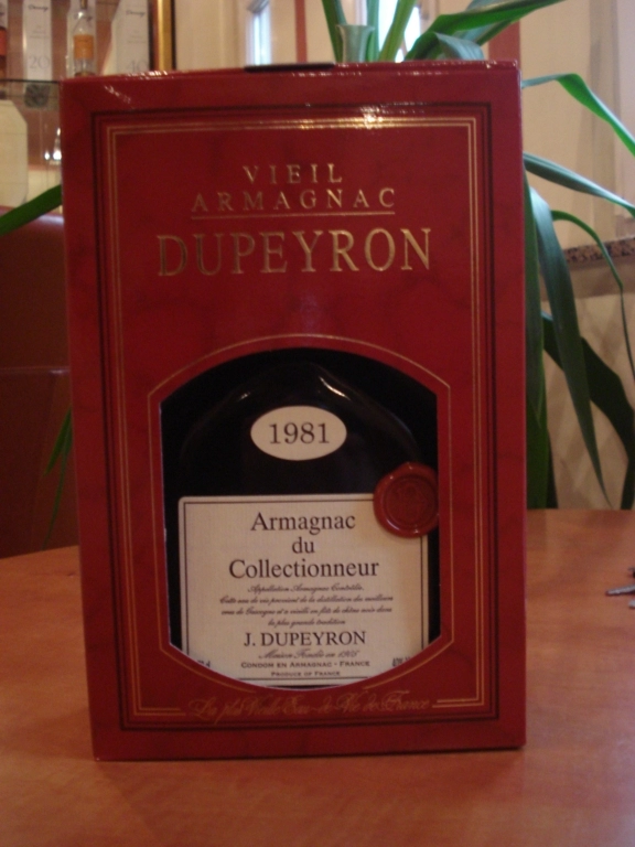 Armagnac Dupeyron Millesime 1981 0.7 L 0