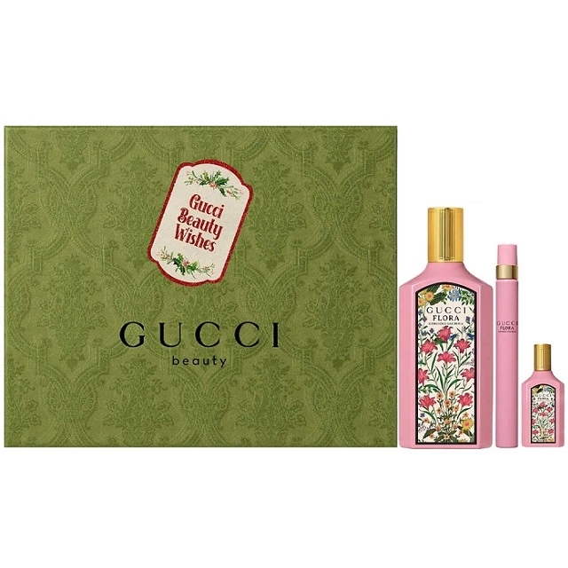 Gucci Flora Gorgeous Gardenia 100ml.10ml.5ml Apa De Parfum Femei SET Ml 0