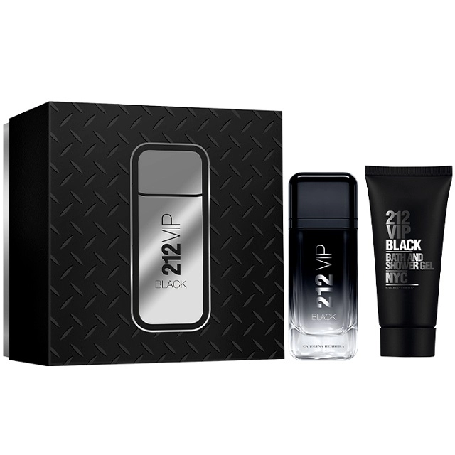 Carolina Herrera 212 Vip Black 100ml.100sg Apa De Parfum Barbati SET Ml 0