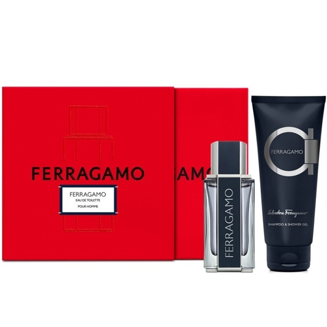 Salvatore Ferragamo Ferragamo 50ml.100aos Apa De Toaleta Barbati SET  0