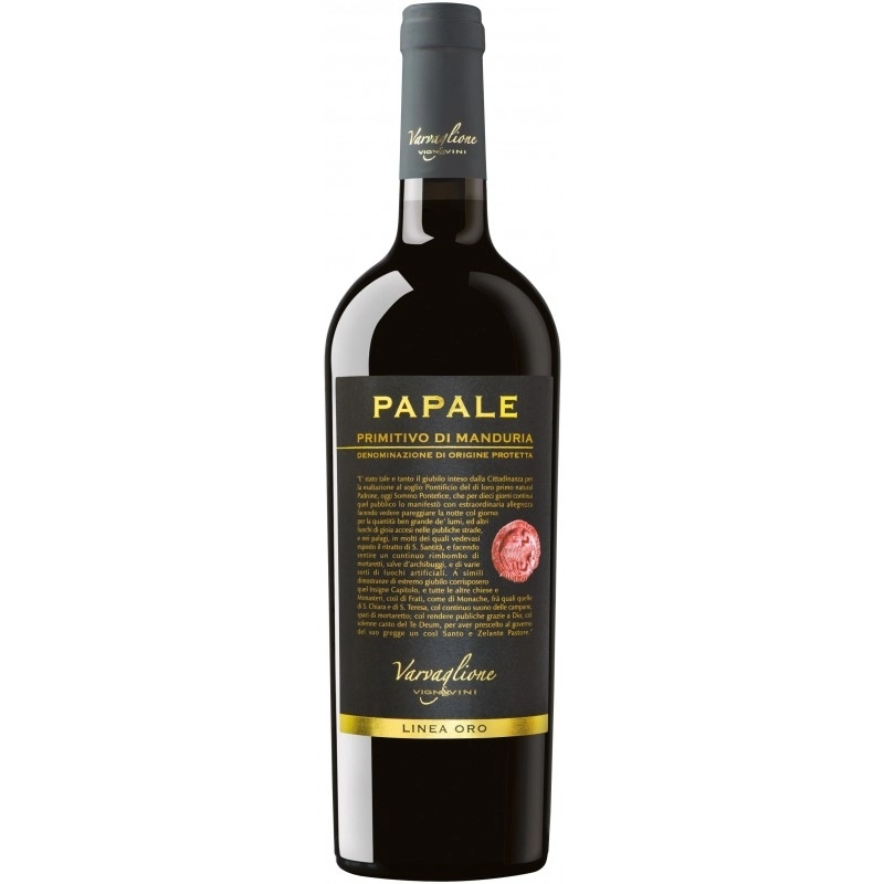  Varvaglione Papale Linea Oro Primitivo Di Manduria 2019 0