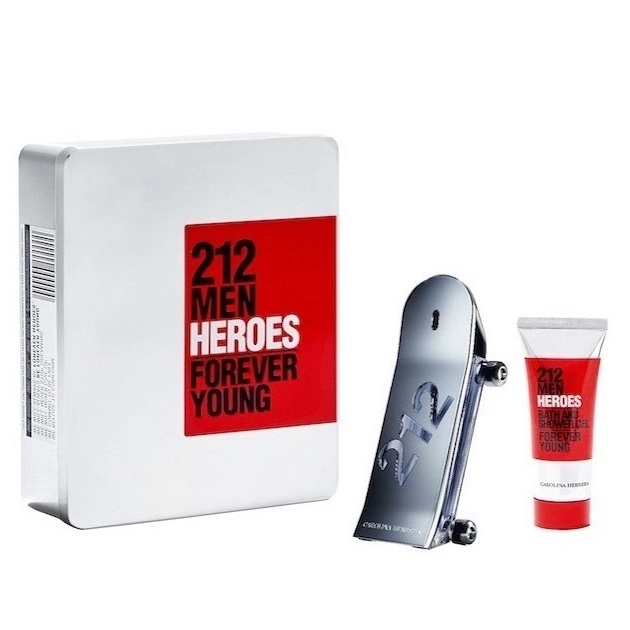 Carolina Herrera 212 Men Heroes 90ML.100SG Apa De Toaleta Barbati SET ML 0