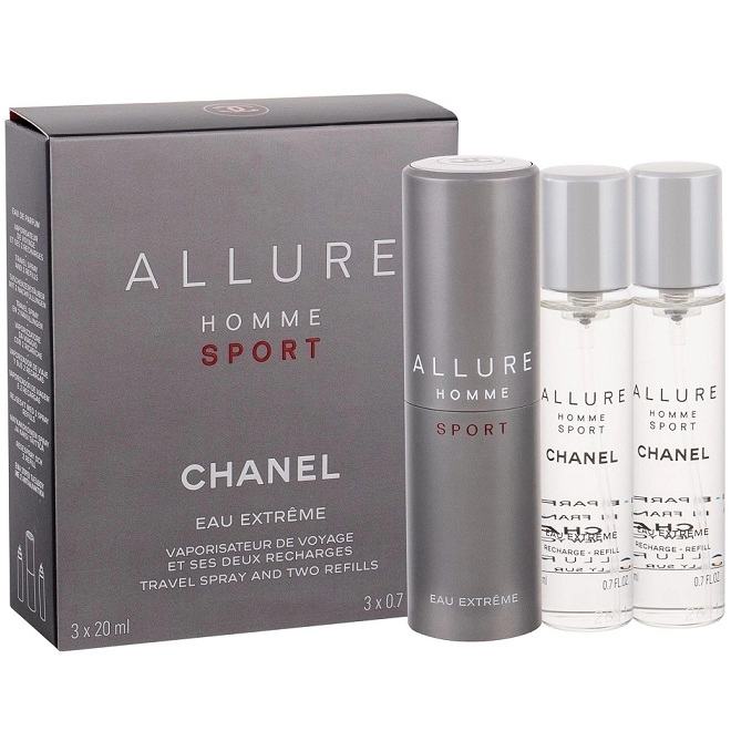 CHANEL ALLURE HOMME SPORT EAU EXTREME / VOYAGE APA DE TOALETA 3X20 ML 0