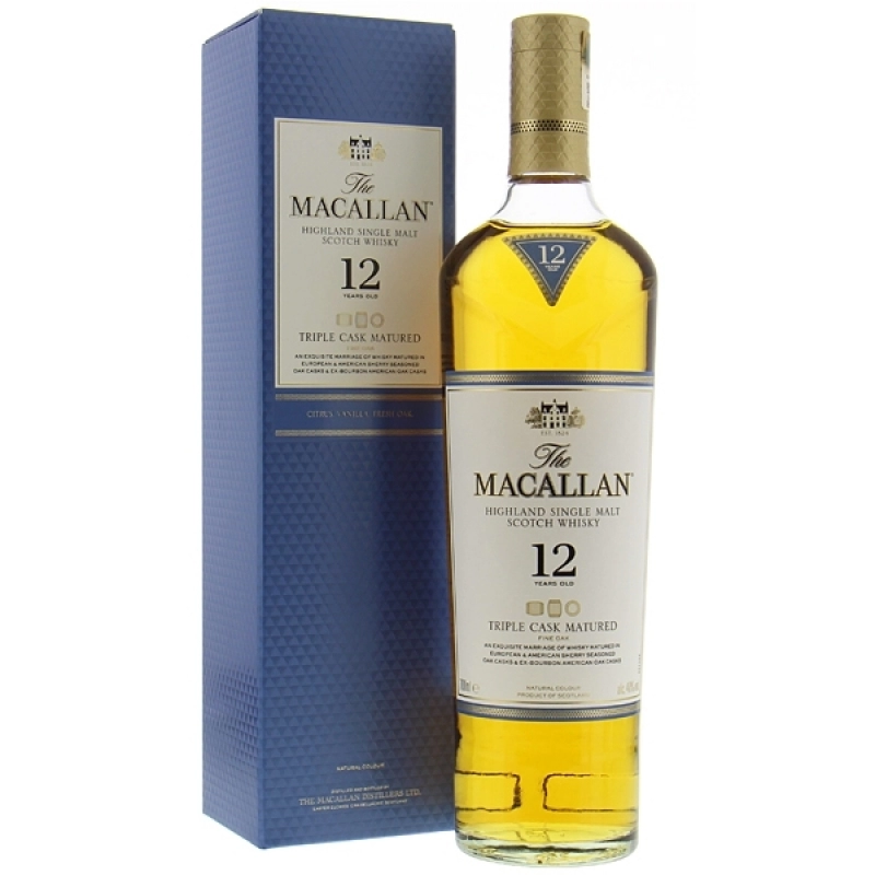 Whisky Macallan 12yo Triple Cask 0.7l 0