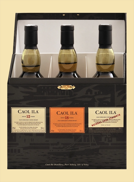 Whisky Caol Ila Triplepack 12yo/18yo/cask Strength 1