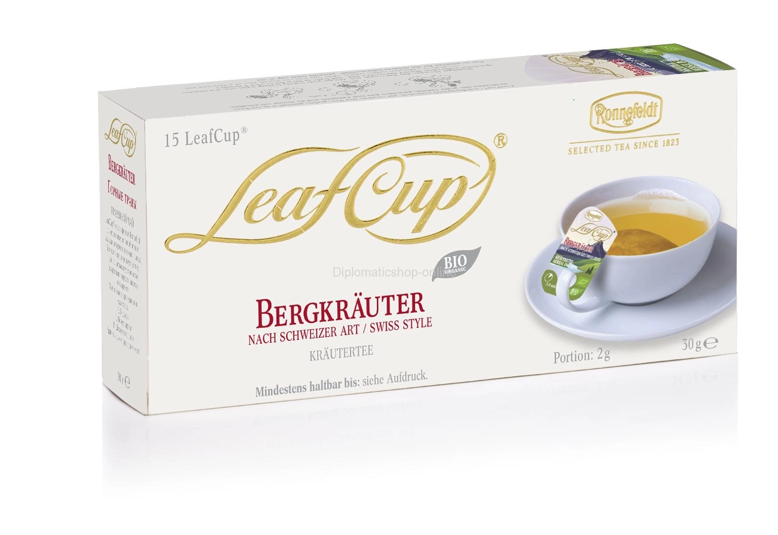 Ronnefeldt Ceai Leafcup Bergkrauter 15buc*2g 0