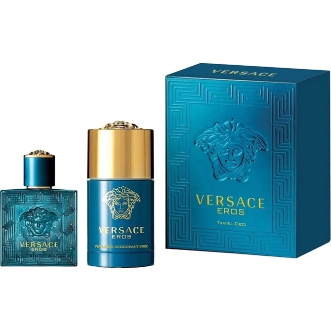 Versace Eros 50ml.75dst Apa De Toaleta Travel Set Barbati Ml 0