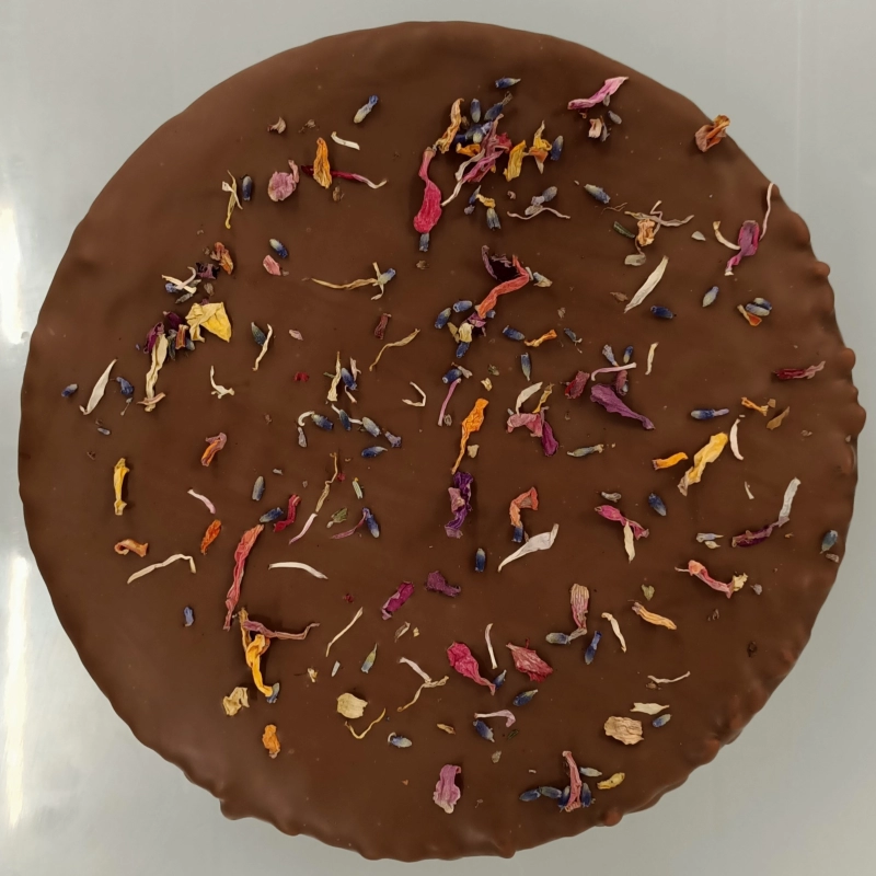 Tort De Ciocolata Cu Orez Expandat Si Caramel La Molina 480g 1