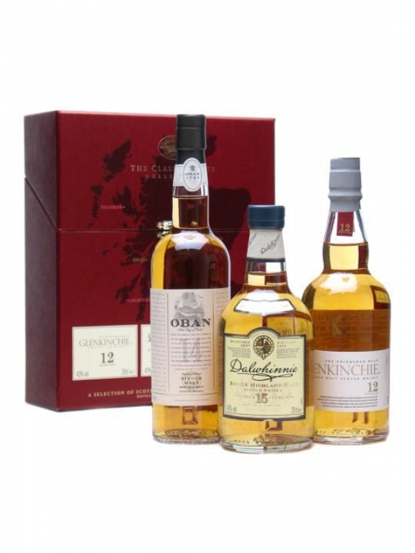 Whisky Triple Pack Malt Collection 3*20cl 0
