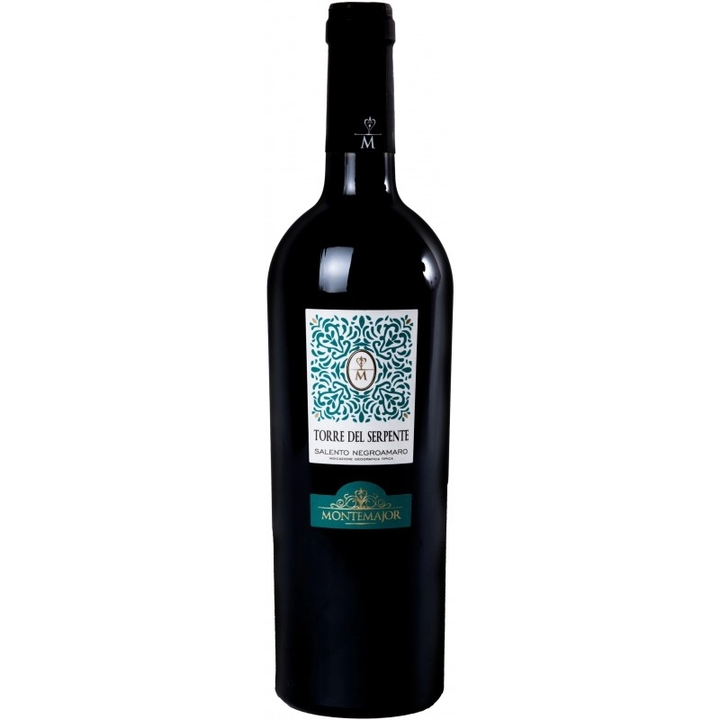 Vin Rosu Montemajor "Torre Del Serpente" Negroamaro 0.75L