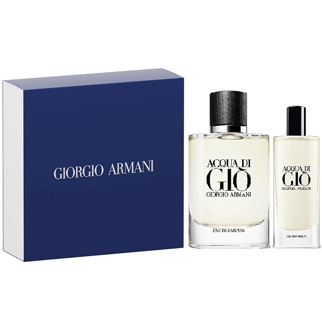 Giorgio Armani Acqua Di Gio 75ml.15ml Apa De Parfum Barbati SET Ml