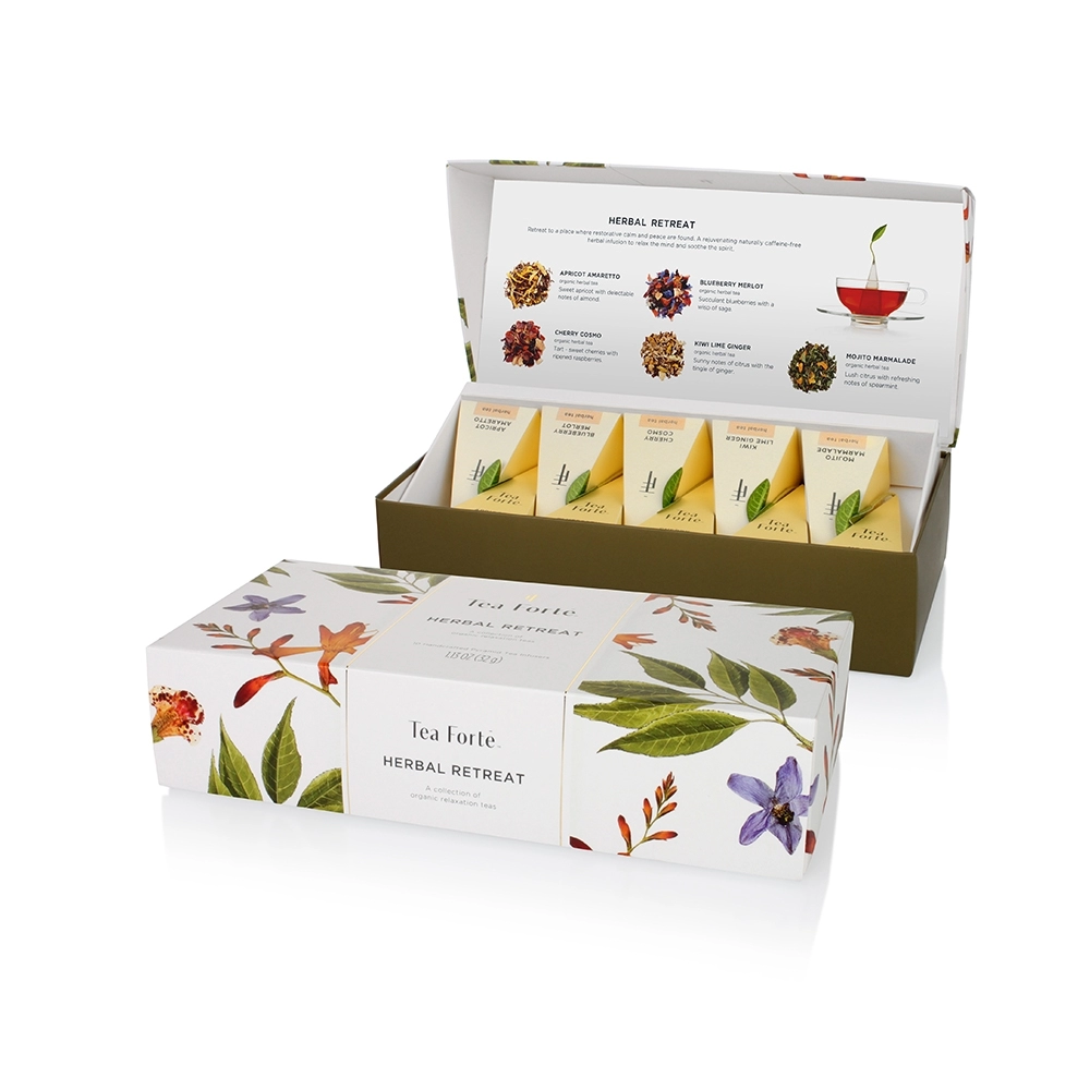 Ceai Tea Forte Ribbon Box  Herbal Retreat 10 Buc 