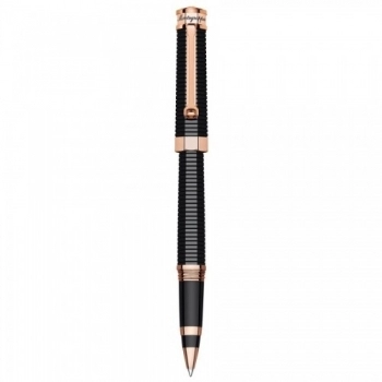 Roller Montegrappa Nerouno Placat Cu Aur Rosu