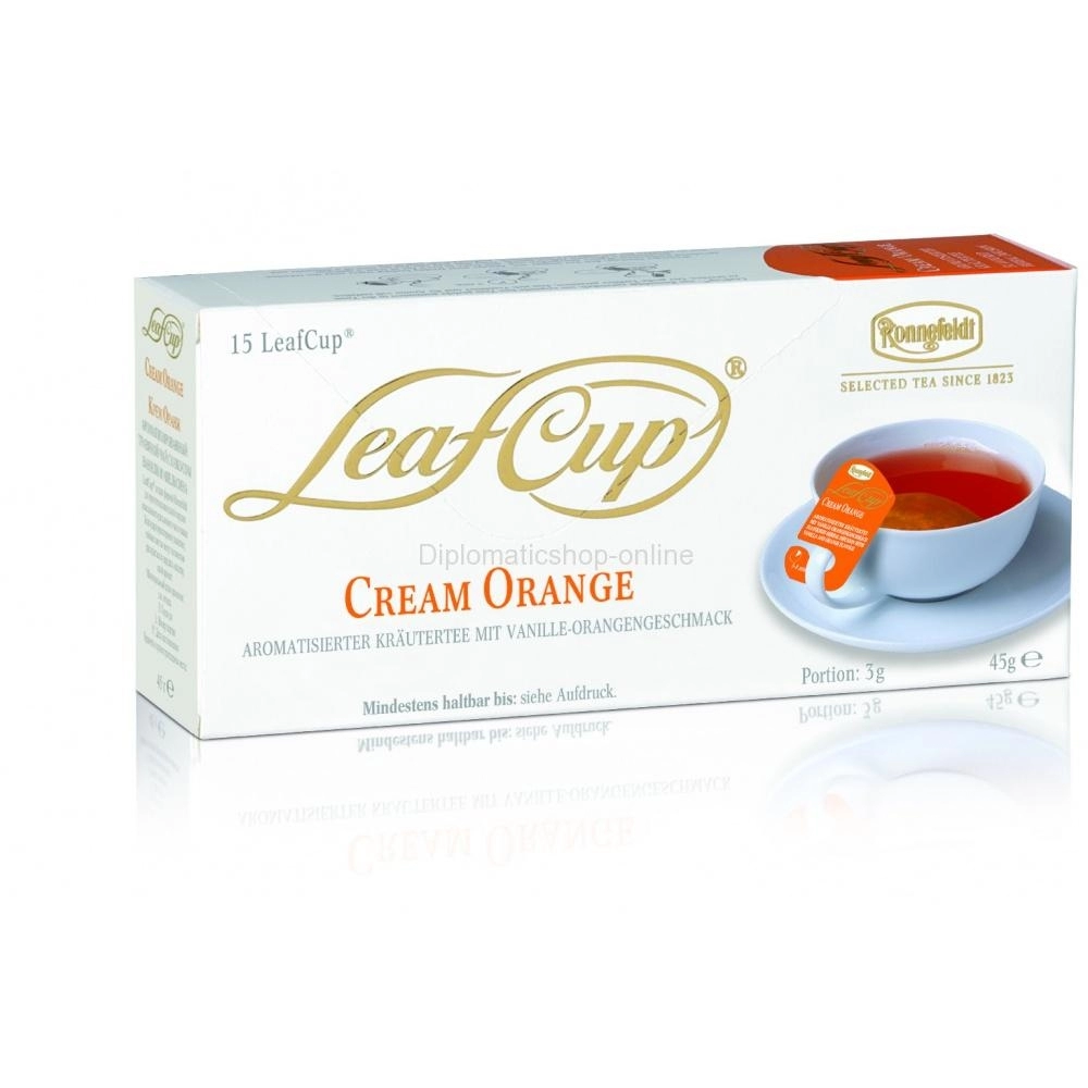 Ronnefeldt Ceai Leafcup Cream Orange  15buc*3g