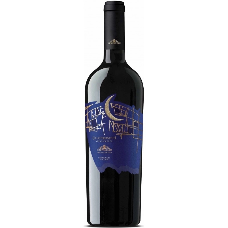 Vin Rosu Montemajor "Quattronotti" Negroamaro Appassimento 0.75L