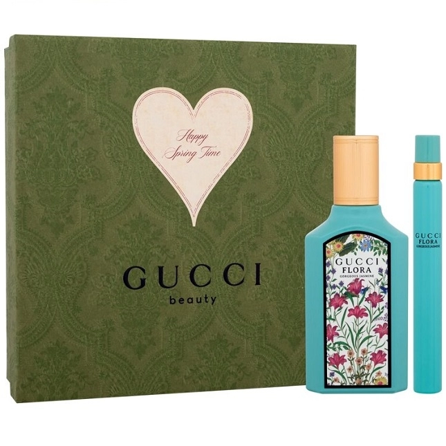 Gucci Flora Gorceous Jasmine 50ml.10ml Apa De Parfum Femei SET Ml