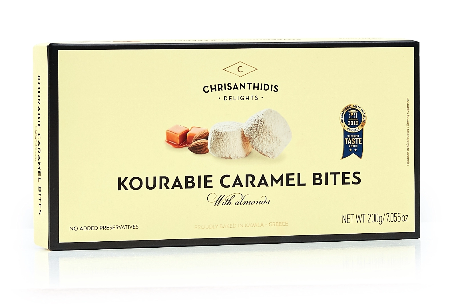Fursecuri moi cu migdale si caramel sarat Chrisanthidis 270g