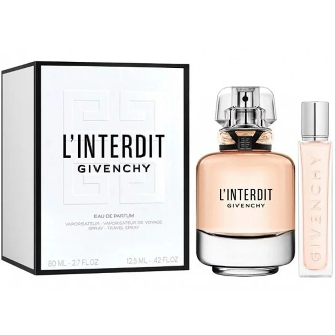 Givenchy L Interdit 80ml.12,5ml Apa De Parfum Femei Travel Set Ml