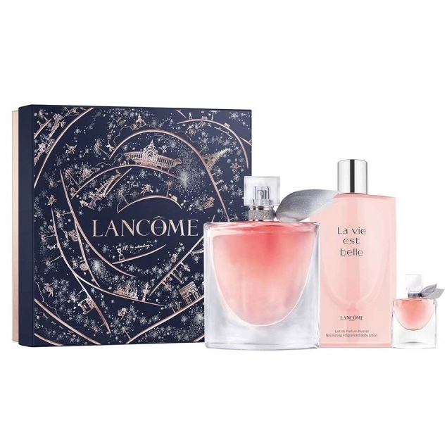 Lancome La Vie Est Belle 100ml.4ml.200bl Apa De Parfum Femei SET Ml