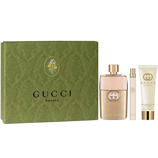 Gucci Guilty Apa De Parfum 90ml.10ml.50 Lotiune Corp Femei SET Ml