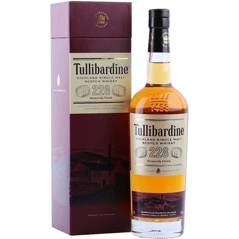Whisky Tullibardine 228 Burgundy 70cl 0