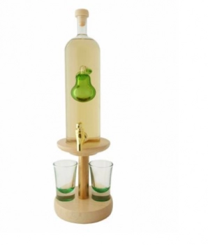 Cadou Clepsidra Cu Tuica* 2 Pahare 0.5l